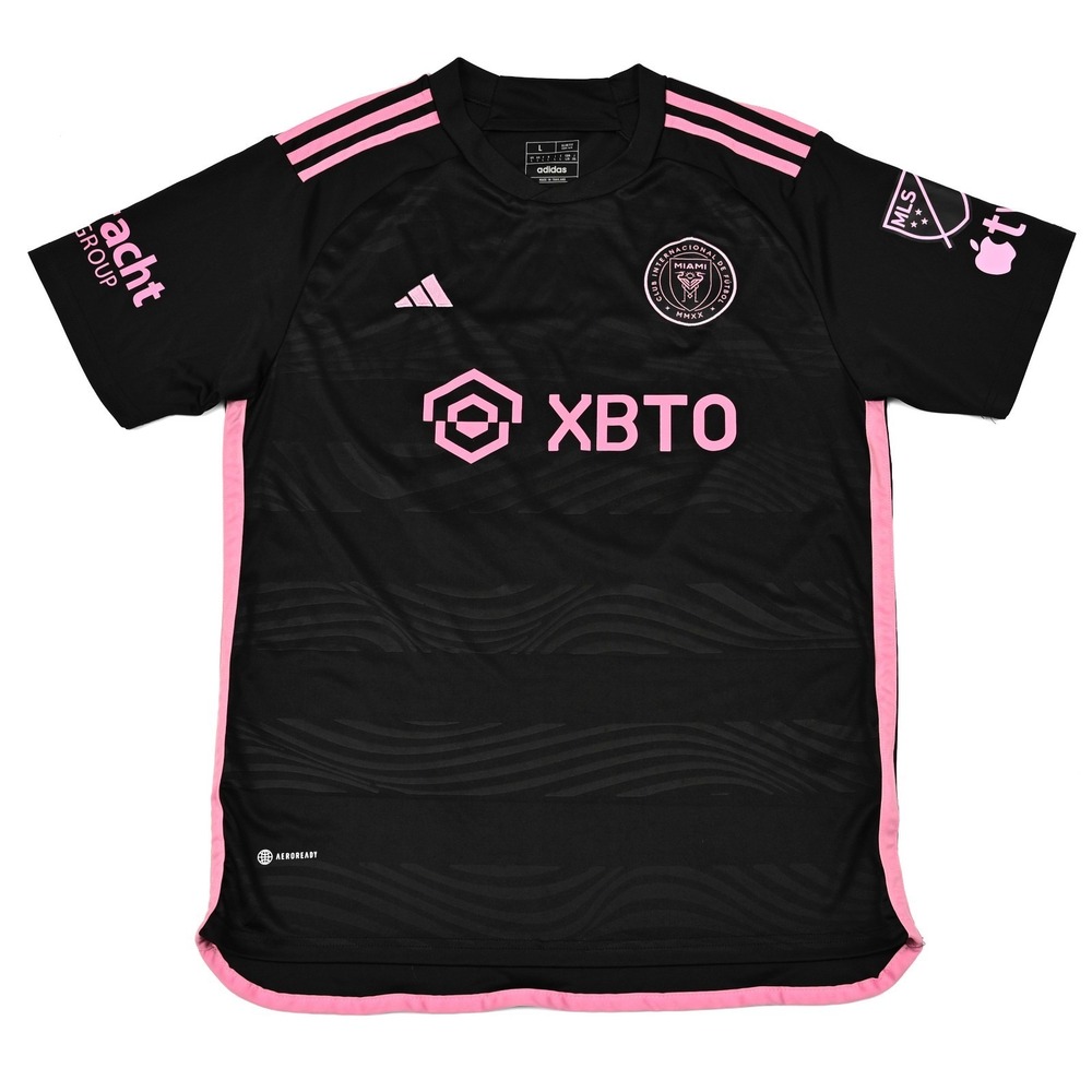 Adidas Inter Miami CF Lionel Messi Black 2023 Xbox Authentic Jersey‎ Large Slim